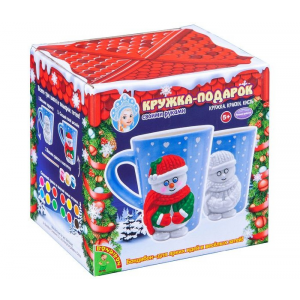 Bondibon Набор для творчества Кружка-подарок: Снеговичок