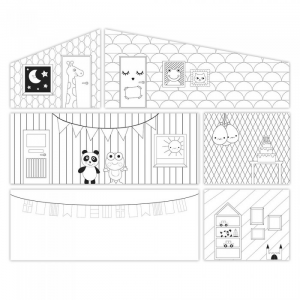 Аксессуары для домика креативные обои Lundby