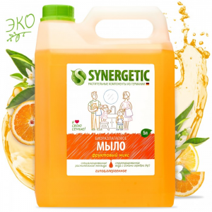 Мыло жидкое "Synergetic. Фруктовый микс"