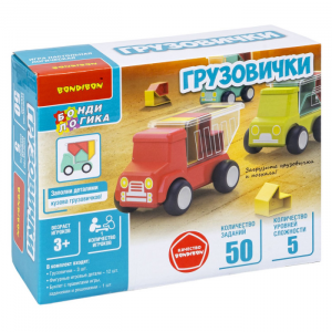 Логическая игра "Грузовички", Bondibon