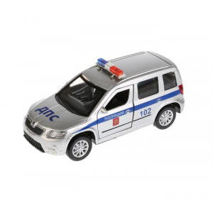 Технопарк Машина Skoda Yeti Полиция инерционная 12 см