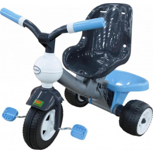 Детский велосипед COLOMA Амиго 3 (с ограждением клаксоном ручкой ремешком мягким сиденьем и зонтиком)