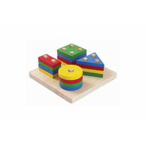 Сортер Plan Toys с геометрическими фигурами