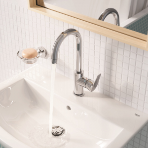 Держатель для стакана/мыльницы/дозатора GROHE Bau Cosmopolitan 40585001 сталь хром