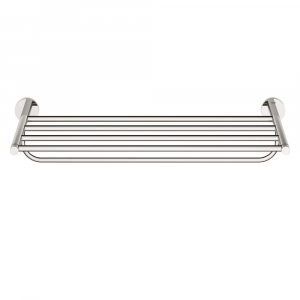 Полка для полотенец GROHE Essentials 40800001 650x270 мм с дополнительной штангой сталь хром