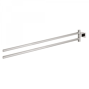 Полотенцедержатель двойной GROHE Essentials Cube 40624001 439 мм сталь хром