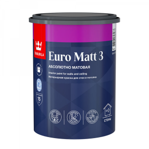 Краска tikkurila euro matt-3 интерьерная