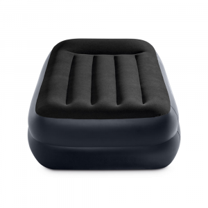 Надувная кровать Intex 64122 Pillow Rest Raised Bed 99х191х42см с подголовником встроенный насос 220V