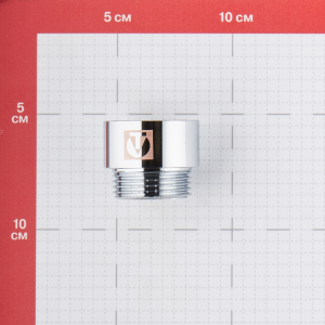 Фитинг сантехнический Valtec для удлинения соединений, 1 вн.х20 мм, хром VTr.198.C.0620
