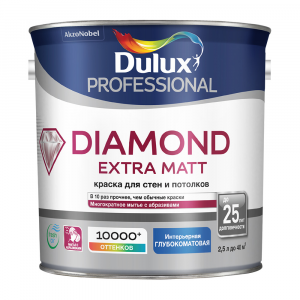 Краска Dulux Diamond Matt белая