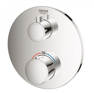 Смеситель для душа скрытого монтажа GROHE Grohtherm 24075000 без встраиваемого механизма в комплекте с переключателем с термостатом