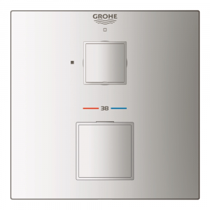 Смеситель для душа GROHE Grohtherm Cube 24153000 без встраиваемого механизма в комплекте с термостатом