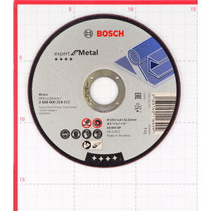 Отрезной круг Bosch МЕТАЛЛ 125Х1,6 мм 2608600219
