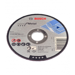 Отрезной круг Bosch МЕТАЛЛ 115Х2,5 мм 2608600318
