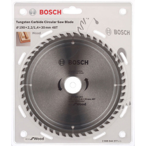 Диск пильный по дереву Bosch Optiline ECO (2608644377) 190х30х2,5 мм 48 зубьев