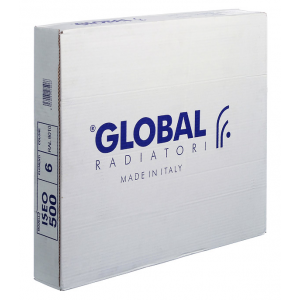 Секционный алюминиевый радиатор Global Iseo 500 06 cекций Глобал Исео
