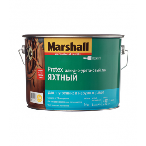 Лак алкидно-уретановый Marshall Protex Яхтный полуматовый