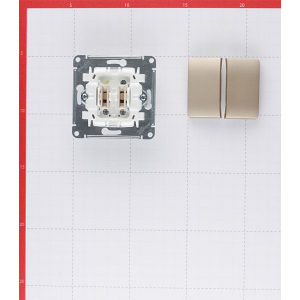 Механизм выключателя Schneider Electric Glossa GSL000451 двухклавишный