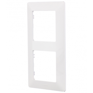 Рамка Legrand Valena LIFE 754002 двухместная универсальная белая