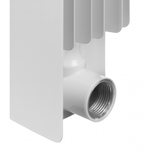 Радиатор биметаллический Rifar Base 500 мм 10 секций 1" боковое подключение белый
