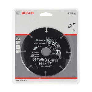 Круг отрезной Bosch по дереву/пластику для УШМ диаметр 12,5 см 2608623013