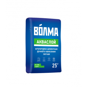 Штукатурка цементная Волма Акваслой 25 кг