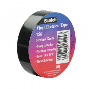 Изолента 3M "Scotch", ПВХ, черная