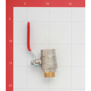 Кран шаровой латунный VALTEC Base (VT.215.N.05) 3/4 ВР(г) х 3/4 НР(ш) ручка прямой