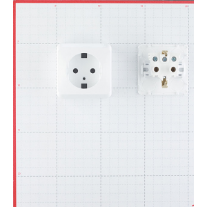 Розетка PA16-003b Этюд 1-местная открытой проводки 16А с заземлением Schneider Electric