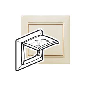 Рамка на 1 пост с крышкой Legrand VALENA CLASSIC 774350