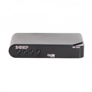 Ресивер Сигнал Эфир HD-555 черный DVB-T2 427573