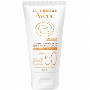 Солнцезащитный лосьон Avene С минеральным экраном SPF 50