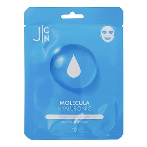 J:ON Набор Molecula Hyaluronic Daily Essence Mask Тканевых Масок для Лица с Гиалуроновой Кислотой, 23 мл*10 шт