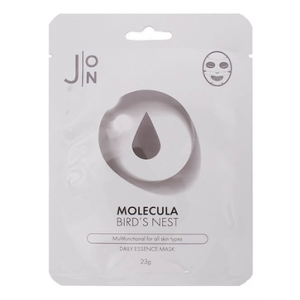 J:ON Набор Molecula Bird's Nest Daily Essence Mask Тканевых Масок для Лица на Основе Экстракта Ласточкиного Гнезда, 23 мл*10 шт