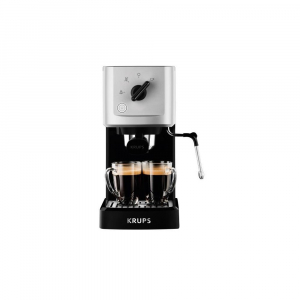 Кофеварка рожковая Krups Calvi Meca XP 3440 черный/серебристый
