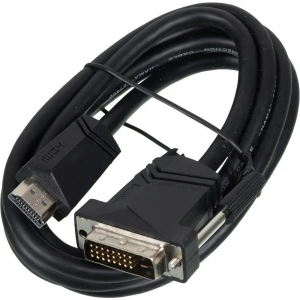 Видеокабель Hama H-122130 DVI-D(m)/HDMI (m) 1.5м. черный (00122130)
