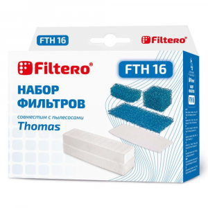 HEPA фильтр Filtero FTH 16 белый/голубой