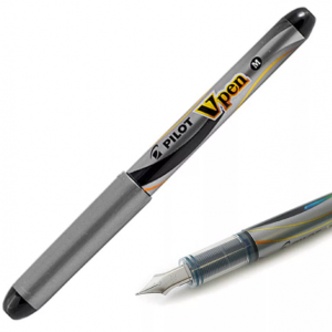 Ручка перьевая одноразовая Pilot "Vpen" M, черные чернила Pilot-SVP-4M (B)
