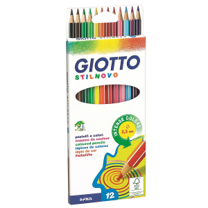 Giotto Набор цветных карандашей Stilnovo 12 цветов 256500