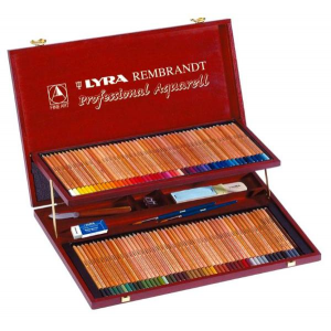 Профессиональный набор акварельных карандашей "Rembrant", 96 цветов (L2014200) LYRA