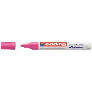 Edding Фломастер, 1 мм, розовый