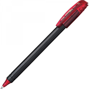 Ручка гелевая Pentel "Energel" 0,7 мм черный корпус, стержень красный PEN-BL417-B