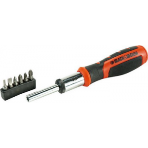 Отвертка со сменными вставками Black&Decker BDHT0-62129