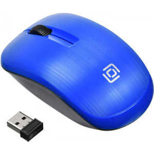 Беспроводная мышь Oklick 525MW синий оптическая (1000dpi) беспроводная USB (2but)