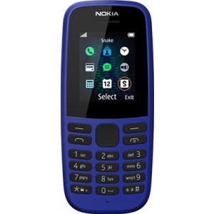 Мобильный телефон Nokia 105 SS (ТА-1203) Blue/голубой