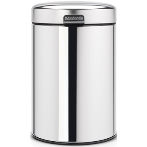 Мусорный бак newIcon настенный (3 л), 26х17х23 см, стальной 115547 Brabantia