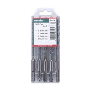 Набор буров Metabo SDS-plus Classic из 5 предметов 626243000