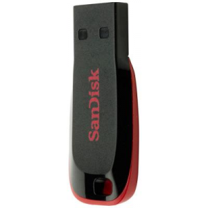 Носитель Flash USB 64GB SanDisk CZ50 Cruzer Blade SDCZ50-064G-B35