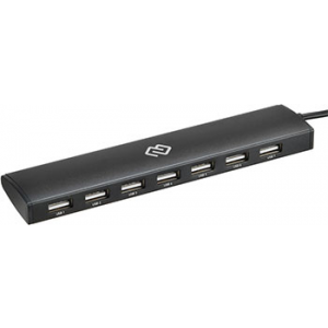 Хаб USB Digma 7 Ports USB 2.0 HUB-7U2.0-UC-B