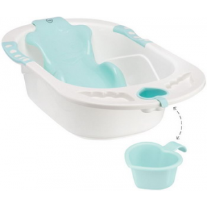 Ванна детская BATH COMFORT, съемная горка, Happy Baby, есть слив, 34005